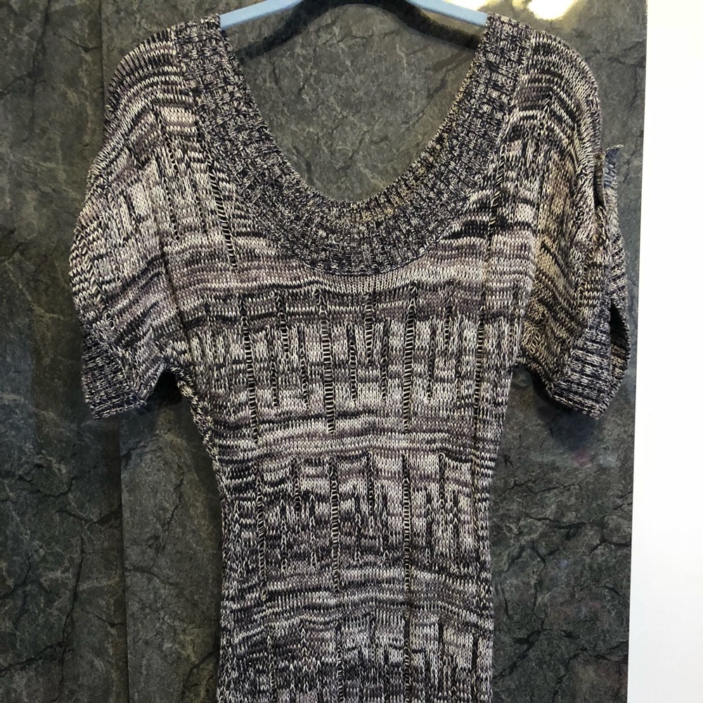 Guess sweater dress with buttons on sleeves